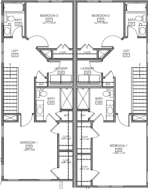 Barrington second floor plan